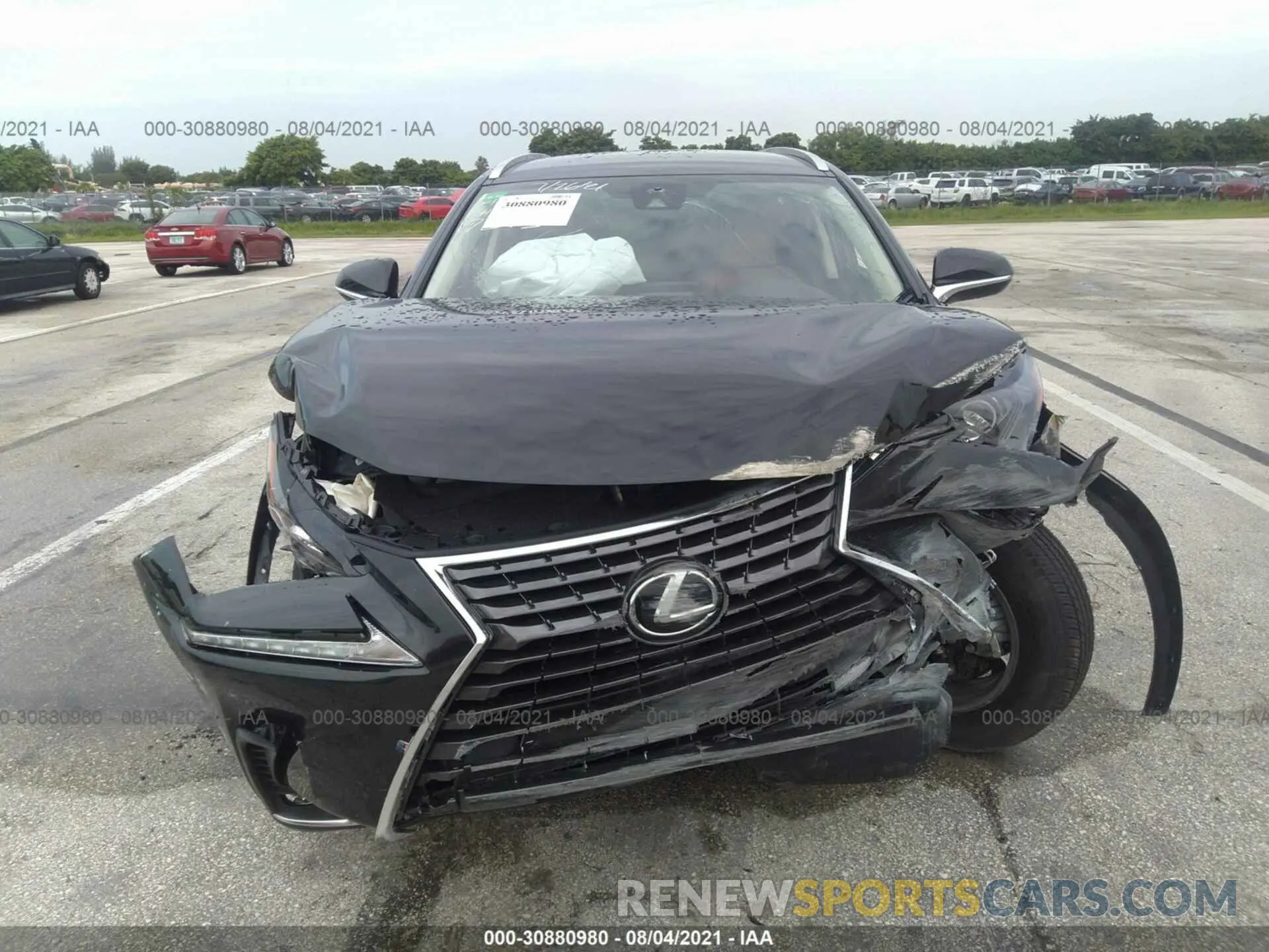 6 fotografías del automóvil dañado JTJDARBZ0M2197273 LEXUS NX 2021