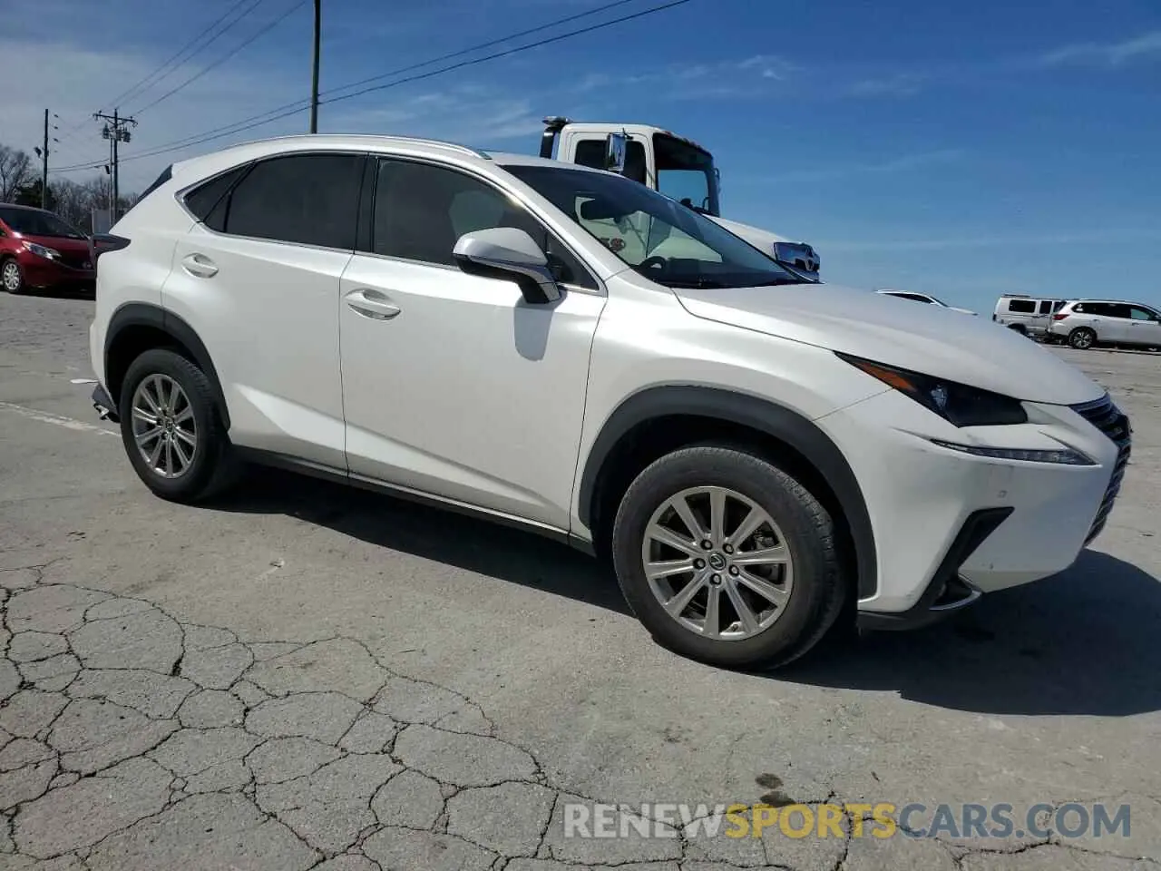 4 fotografías del automóvil dañado JTJDARBZ0M5032113 LEXUS NX 2021