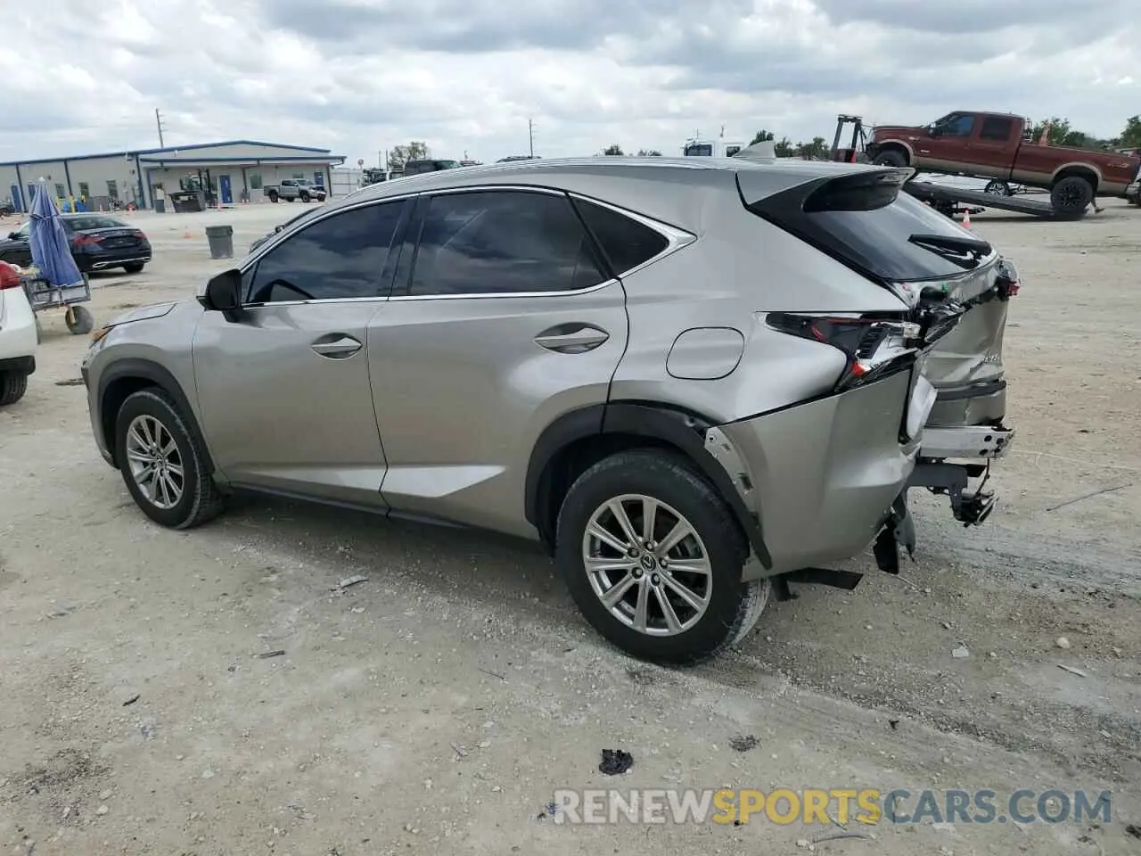 2 fotografías del automóvil dañado JTJDARBZ1M2196987 LEXUS NX 2021