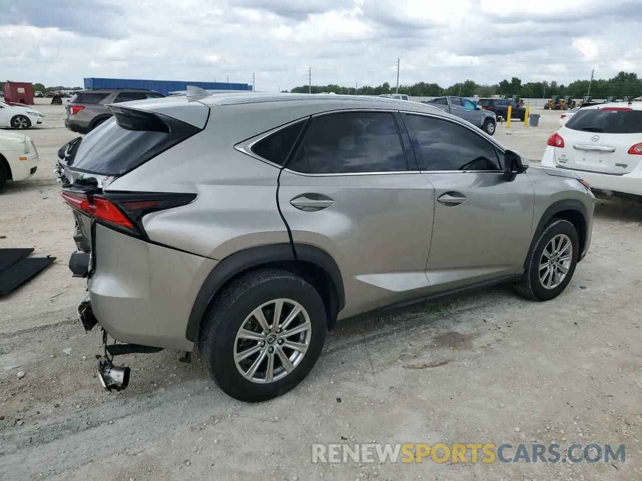 3 fotografías del automóvil dañado JTJDARBZ1M2196987 LEXUS NX 2021
