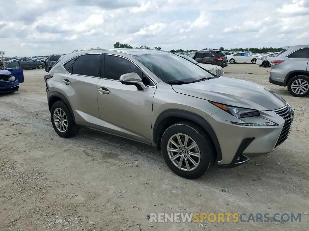 4 fotografías del automóvil dañado JTJDARBZ1M2196987 LEXUS NX 2021