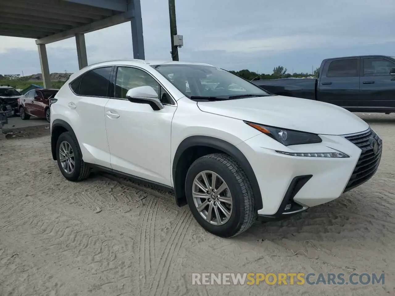 4 fotografías del automóvil dañado JTJDARBZ1M2201654 LEXUS NX 2021