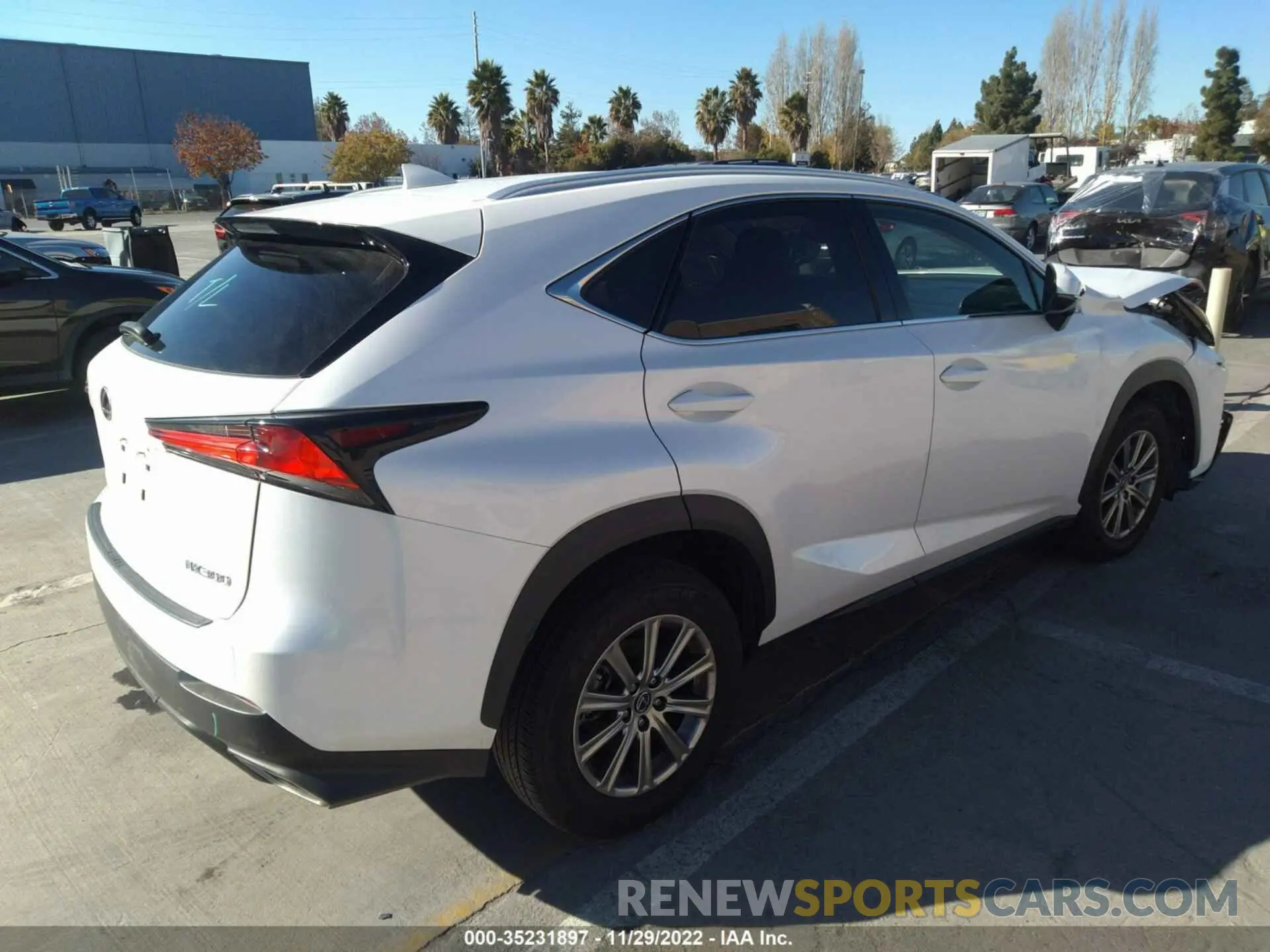 4 fotografías del automóvil dañado JTJDARBZ2M5028483 LEXUS NX 2021