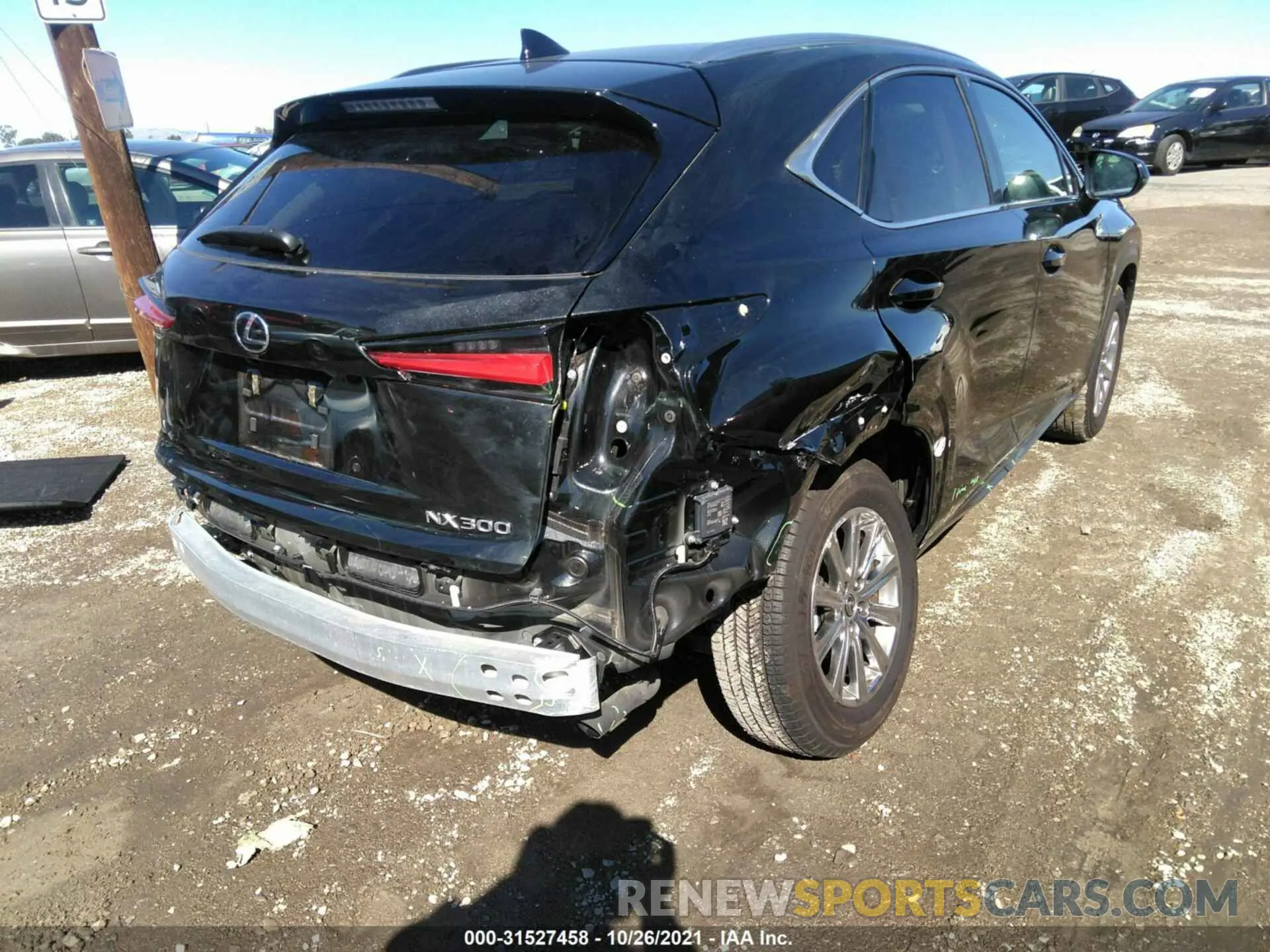 4 fotografías del automóvil dañado JTJDARBZ3M2182783 LEXUS NX 2021