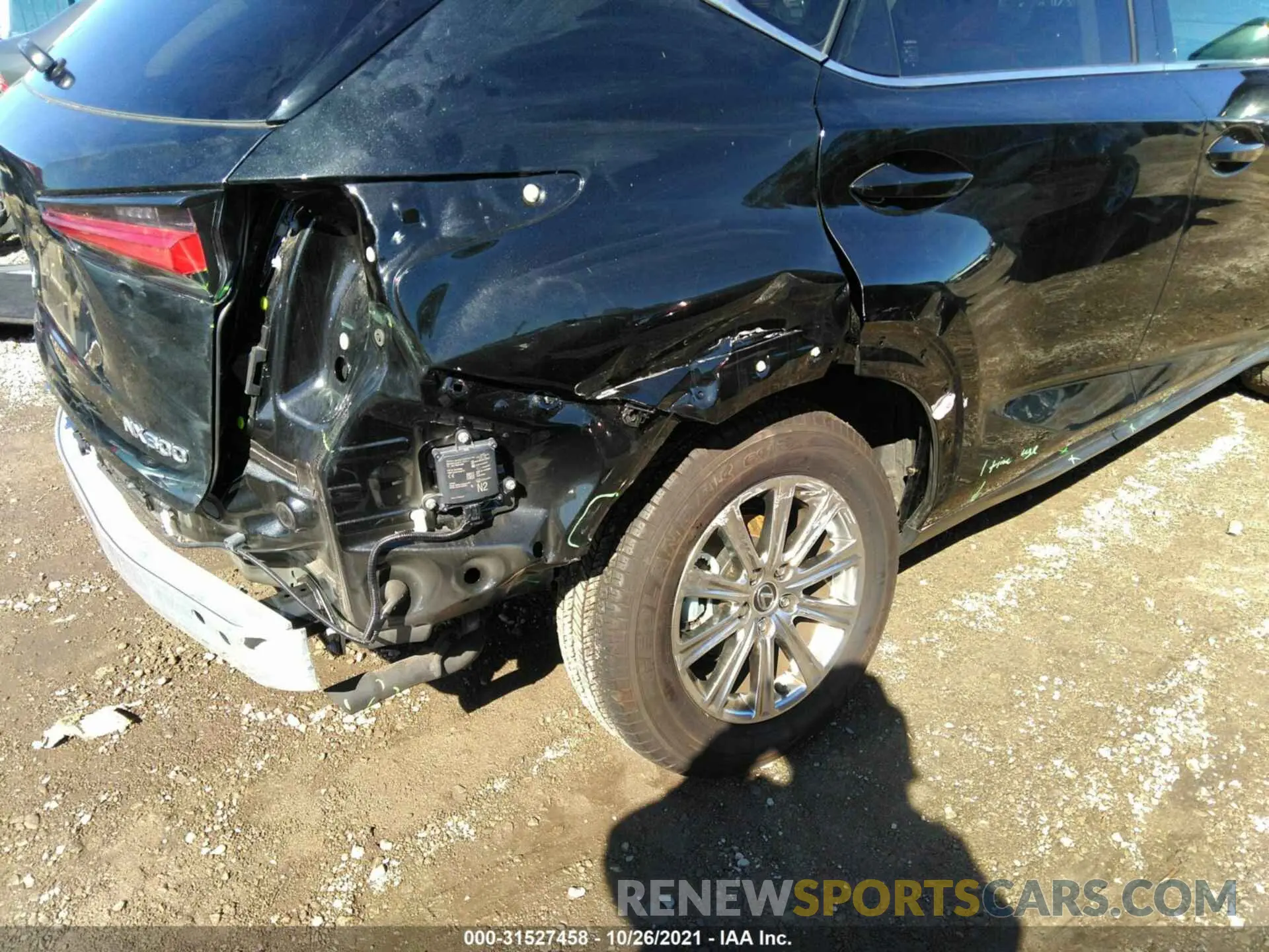 6 fotografías del automóvil dañado JTJDARBZ3M2182783 LEXUS NX 2021