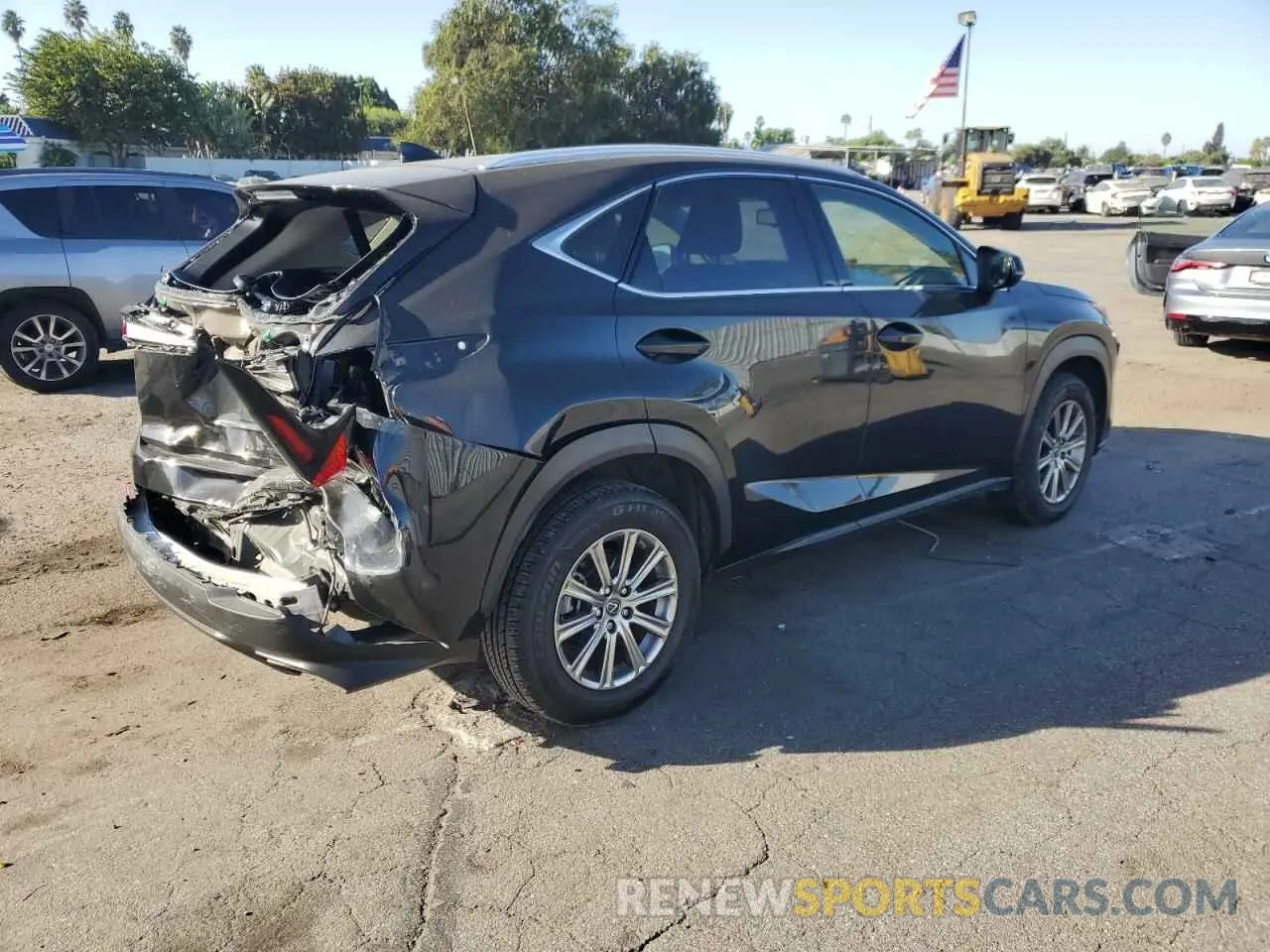 3 fotografías del automóvil dañado JTJDARBZ3M2190477 LEXUS NX 2021