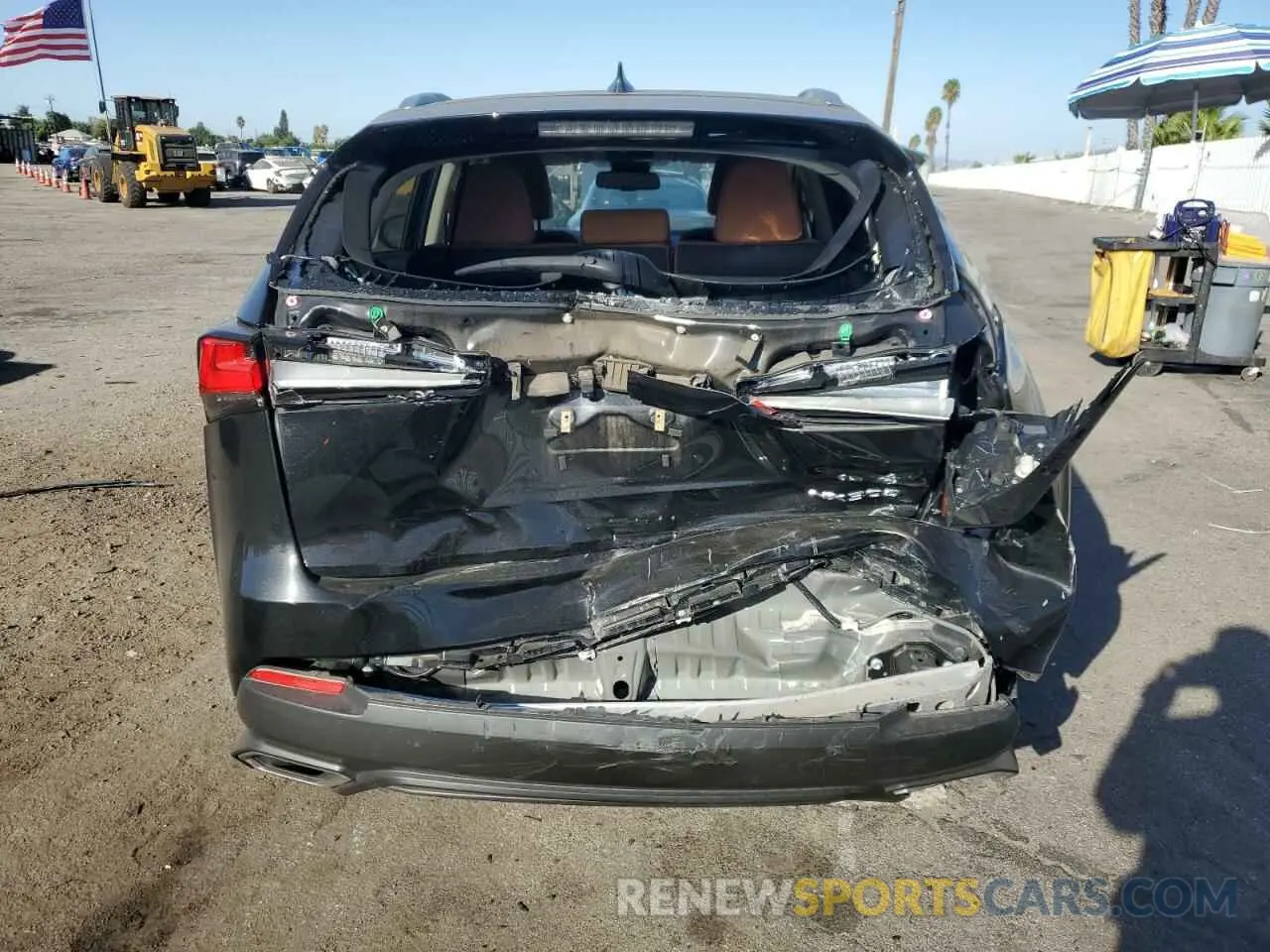 6 fotografías del automóvil dañado JTJDARBZ3M2190477 LEXUS NX 2021