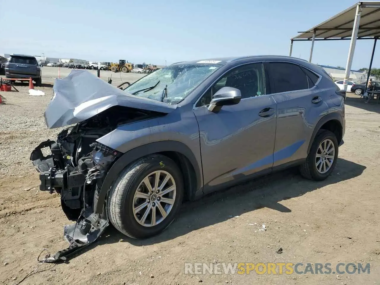 1 fotografías del automóvil dañado JTJDARBZ4M2192979 LEXUS NX 2021