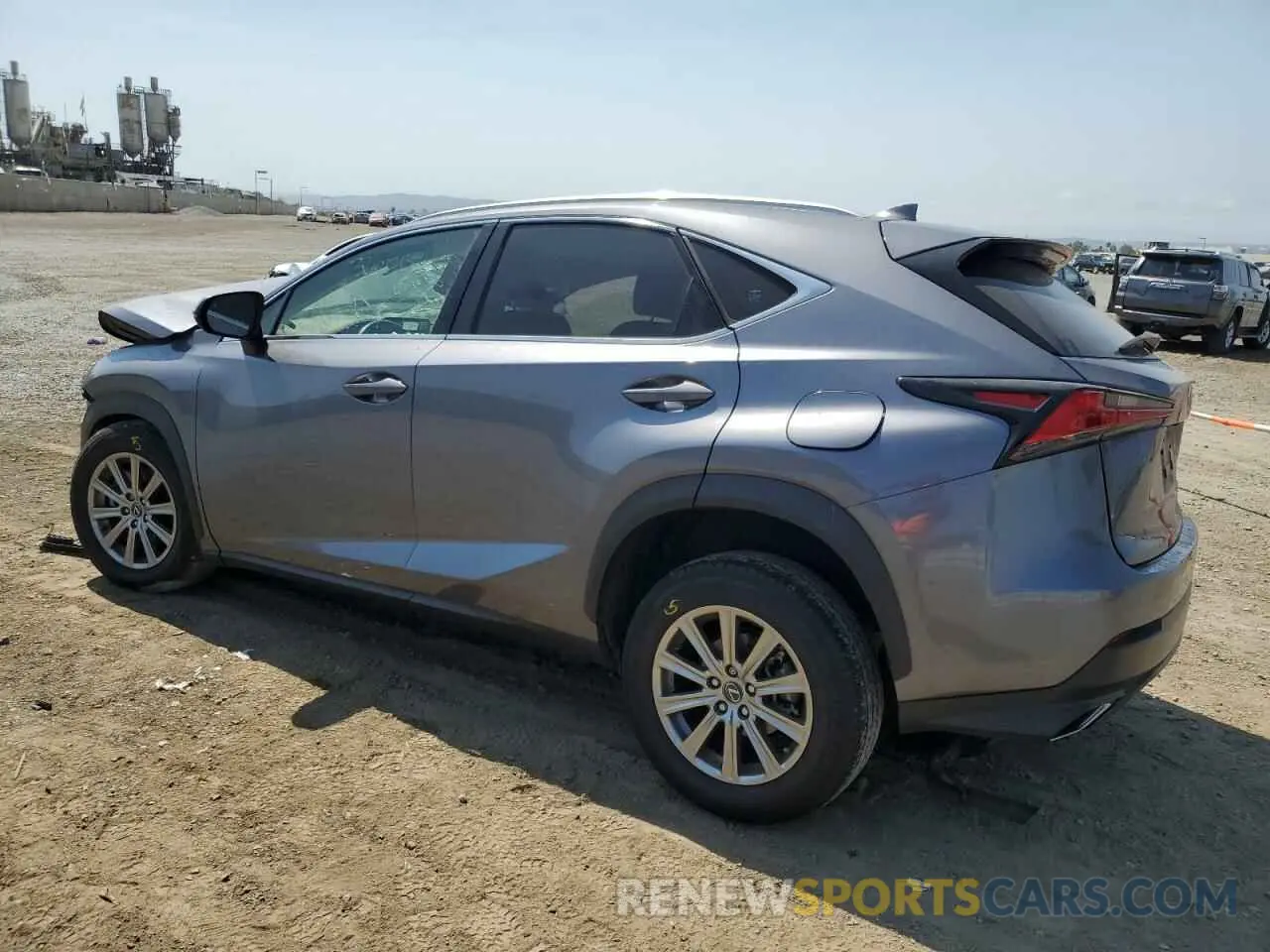2 fotografías del automóvil dañado JTJDARBZ4M2192979 LEXUS NX 2021