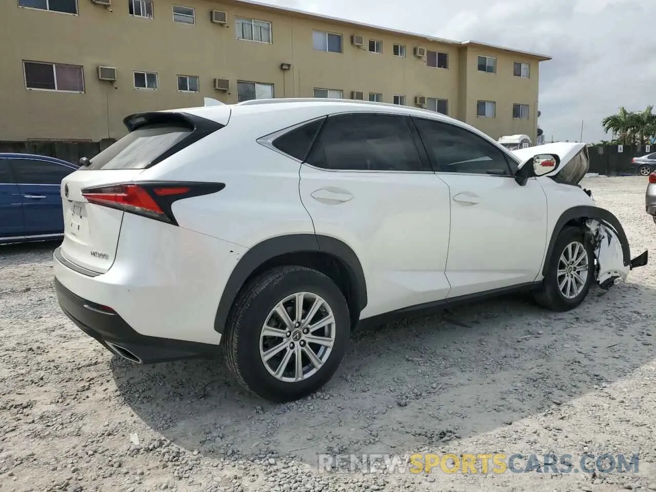 3 fotografías del automóvil dañado JTJDARBZ4M2200465 LEXUS NX 2021