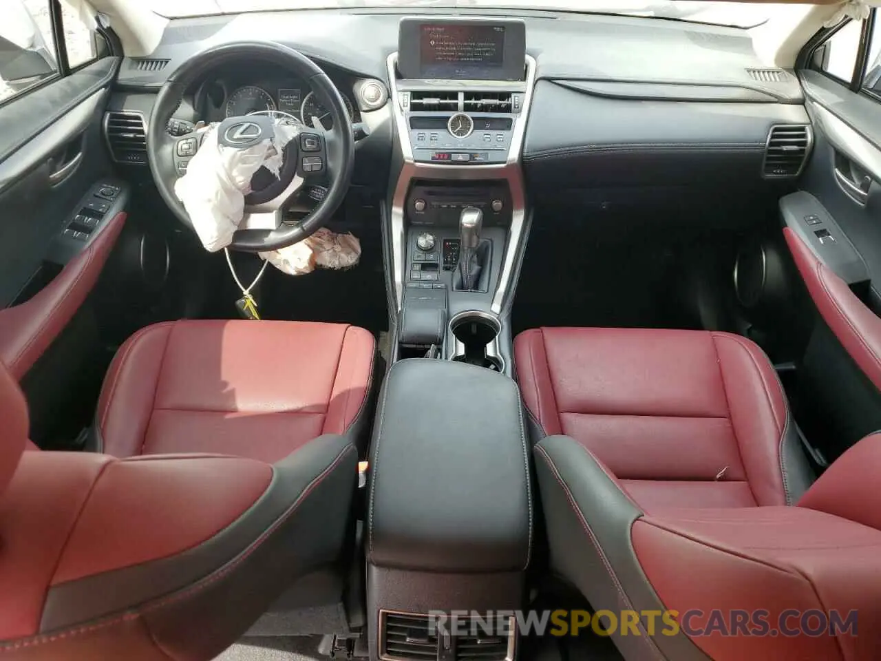 8 fotografías del automóvil dañado JTJDARBZ4M2200465 LEXUS NX 2021