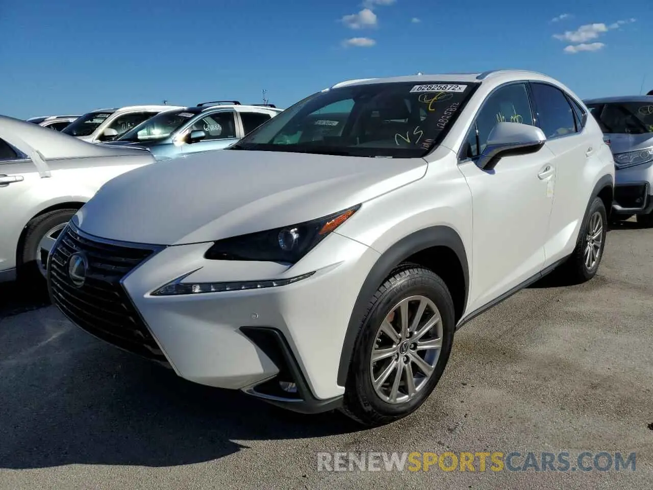 2 fotografías del automóvil dañado JTJDARBZ4M5024452 LEXUS NX 2021