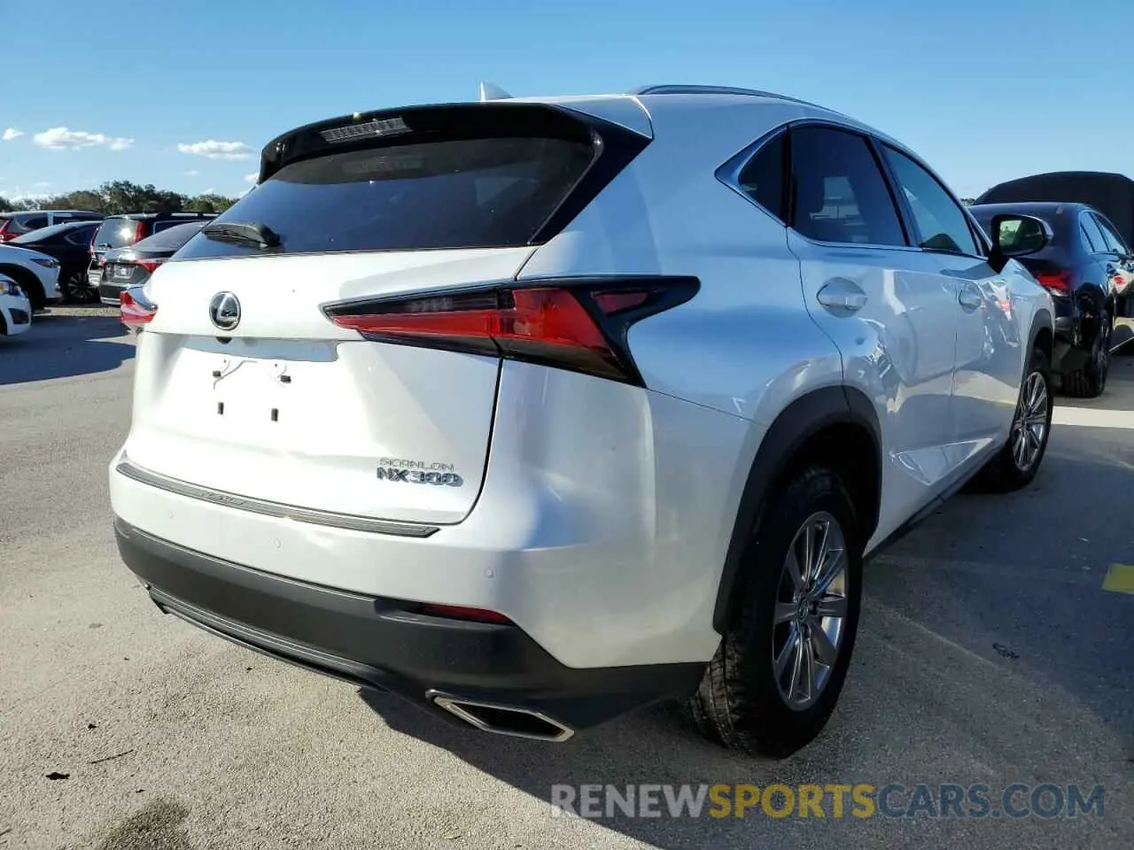 4 fotografías del automóvil dañado JTJDARBZ4M5024452 LEXUS NX 2021