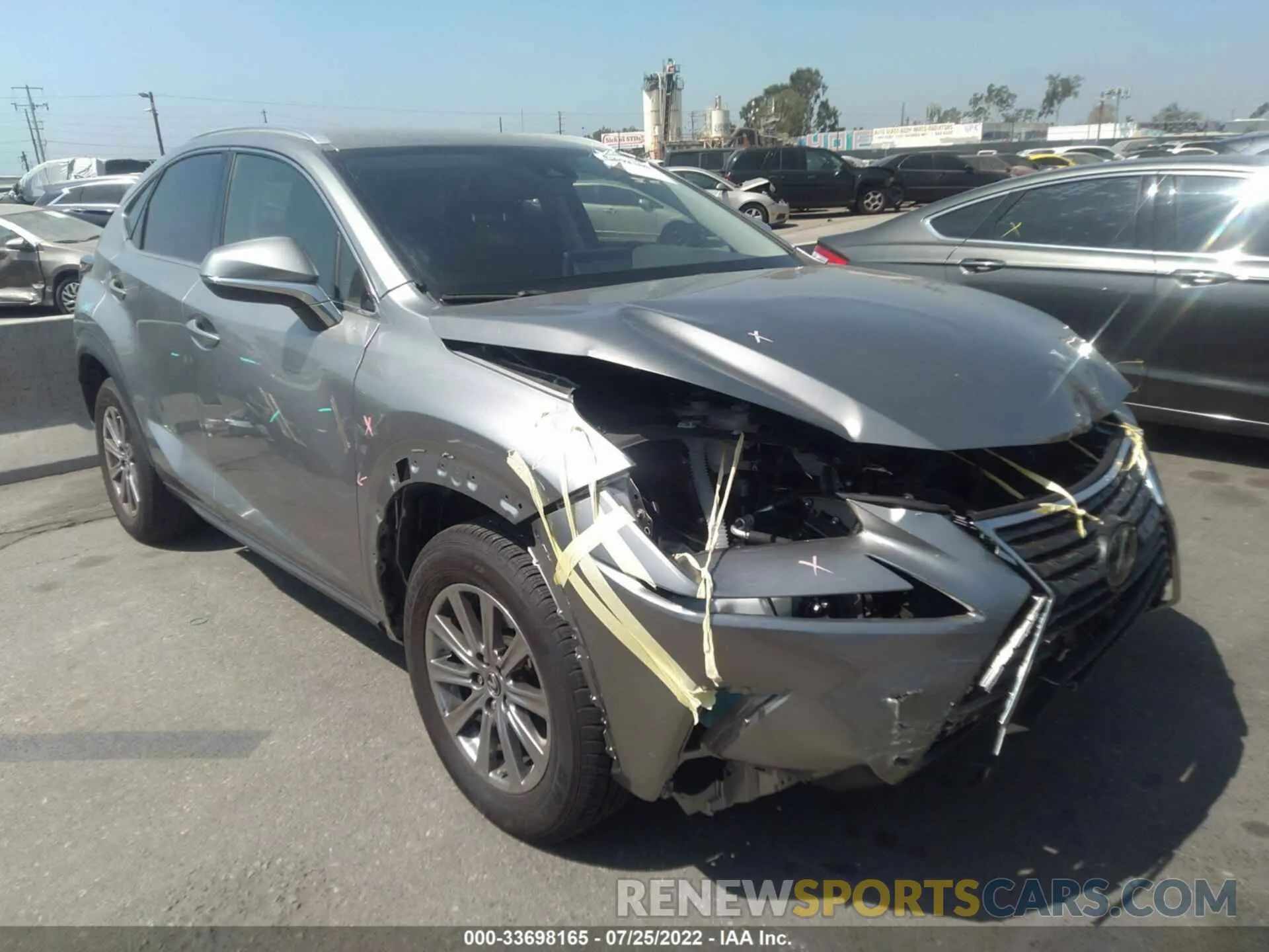 1 fotografías del automóvil dañado JTJDARBZ7M2191504 LEXUS NX 2021