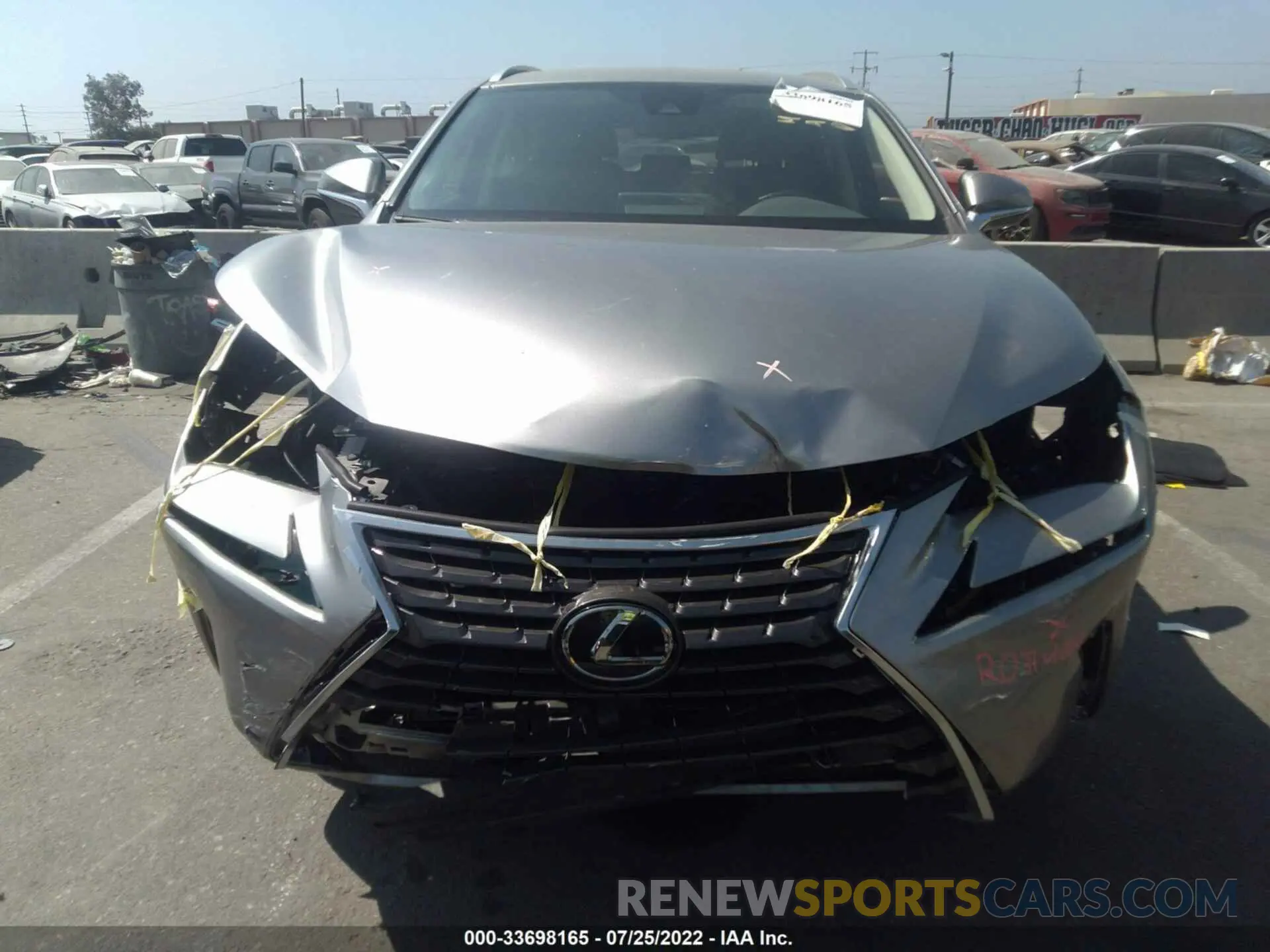 6 fotografías del automóvil dañado JTJDARBZ7M2191504 LEXUS NX 2021
