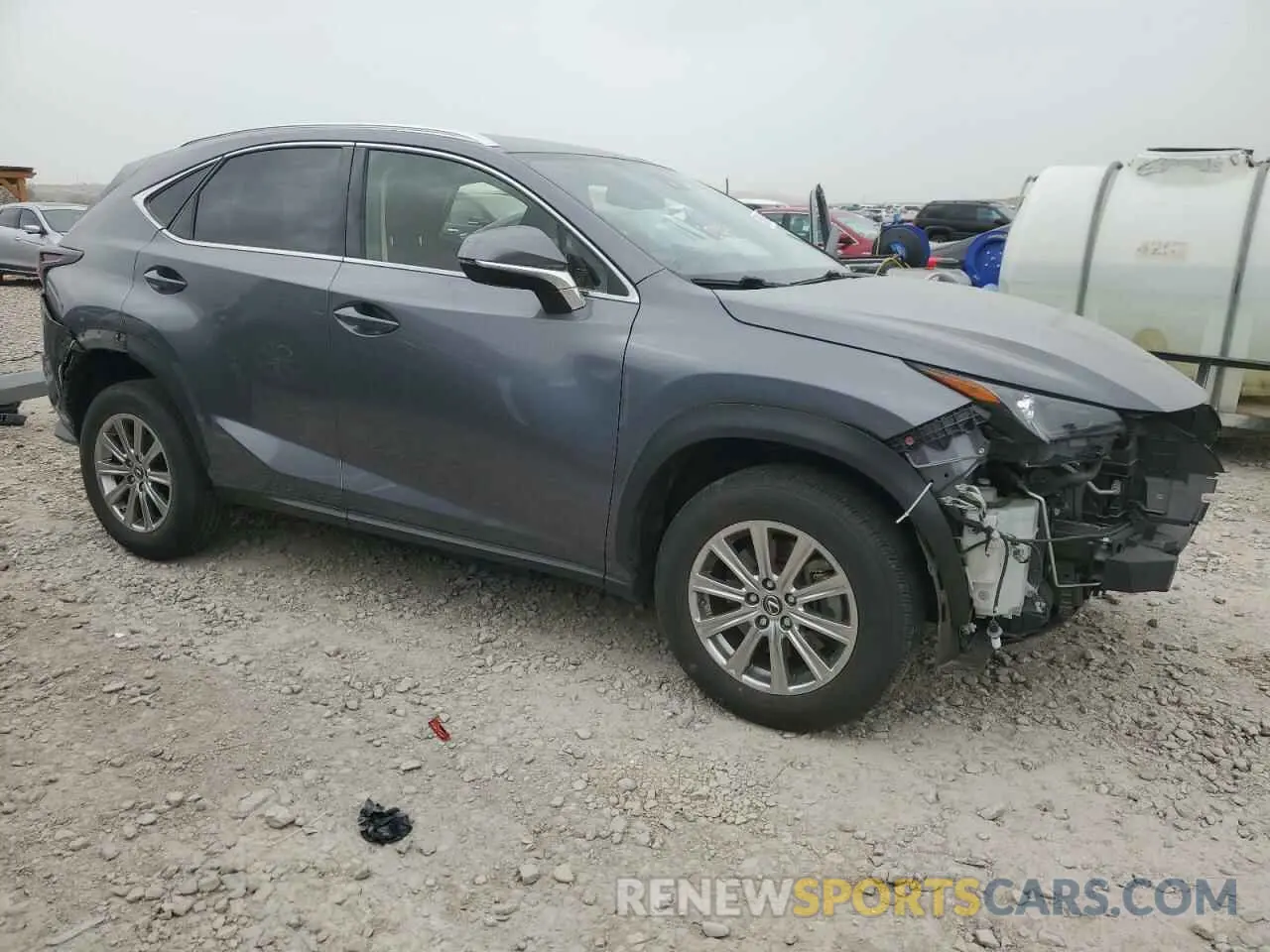 4 fotografías del automóvil dañado JTJDARBZ7M2198839 LEXUS NX 2021