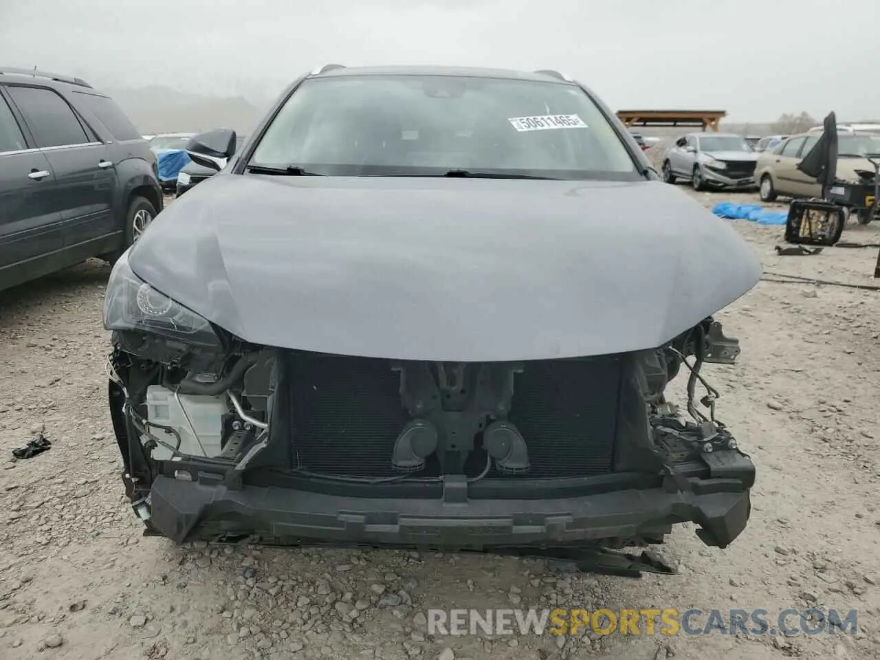 5 fotografías del automóvil dañado JTJDARBZ7M2198839 LEXUS NX 2021