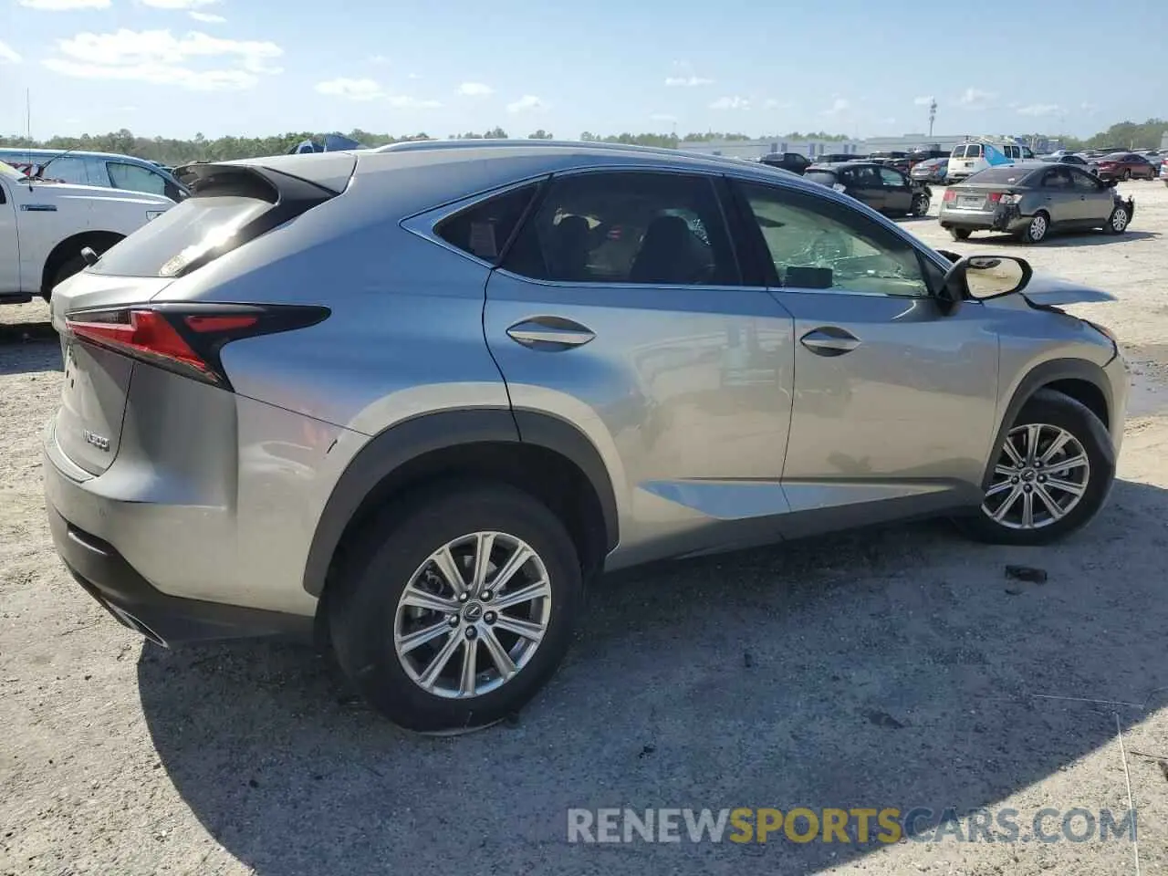 3 fotografías del automóvil dañado JTJDARBZ8M2183265 LEXUS NX 2021
