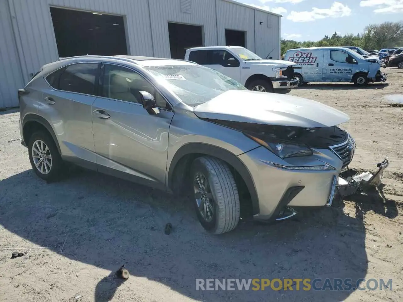 4 fotografías del automóvil dañado JTJDARBZ8M2183265 LEXUS NX 2021