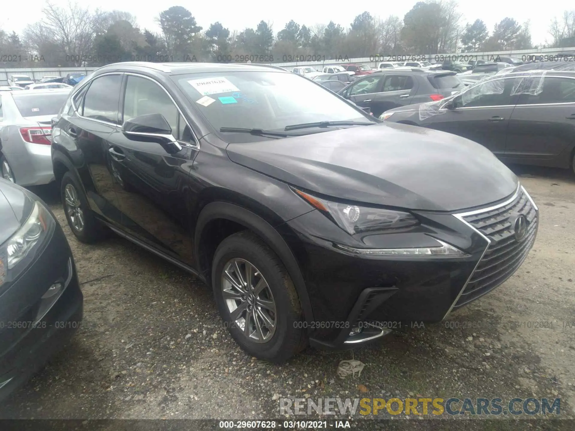 1 fotografías del automóvil dañado JTJDARBZ8M2183878 LEXUS NX 2021