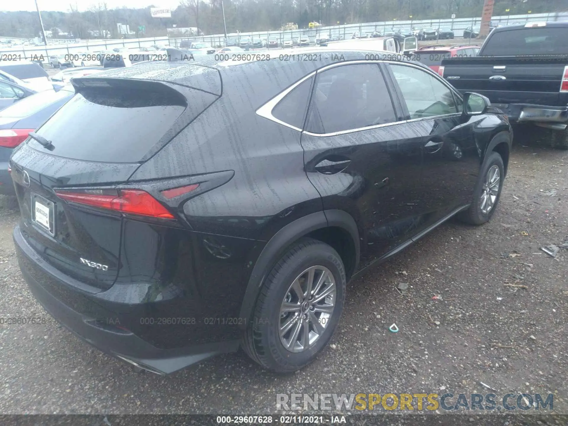 4 fotografías del automóvil dañado JTJDARBZ8M2183878 LEXUS NX 2021