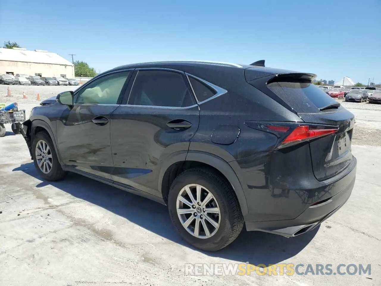 2 fotografías del automóvil dañado JTJDARBZ9M2181900 LEXUS NX 2021