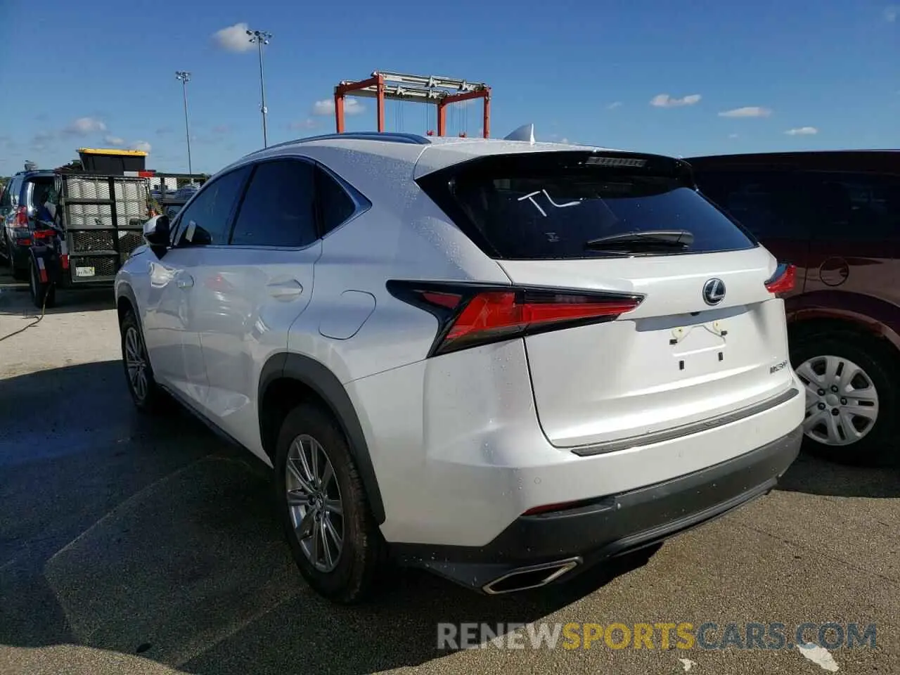 3 fotografías del automóvil dañado JTJDARBZ9M5028562 LEXUS NX 2021