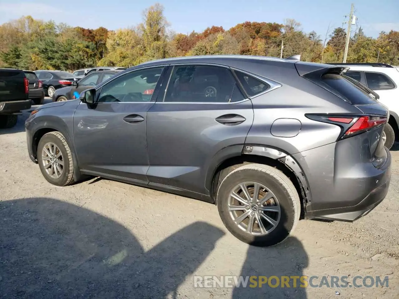 2 fotografías del automóvil dañado JTJDARDZ0M2256738 LEXUS NX 2021