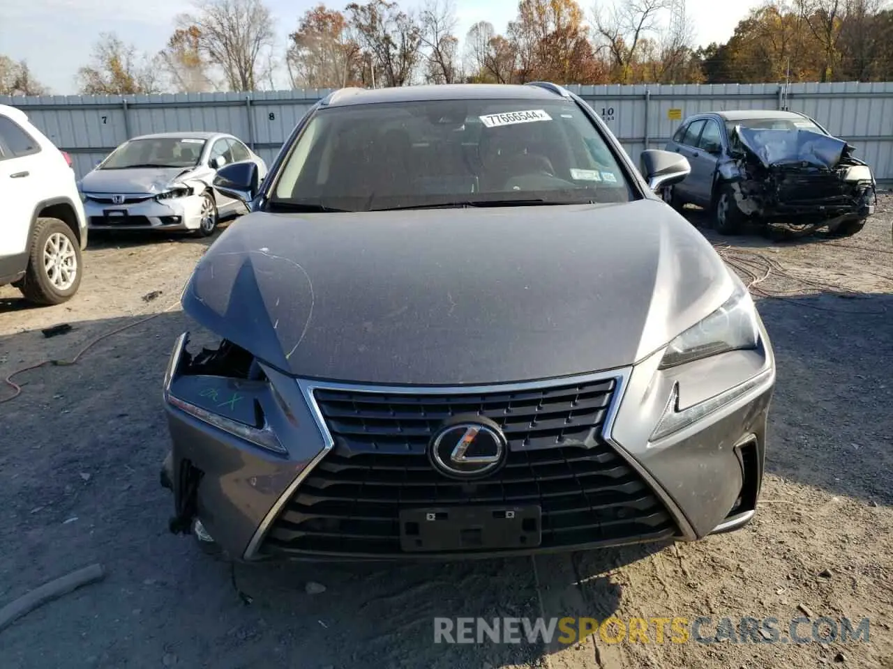 5 fotografías del automóvil dañado JTJDARDZ0M2256738 LEXUS NX 2021