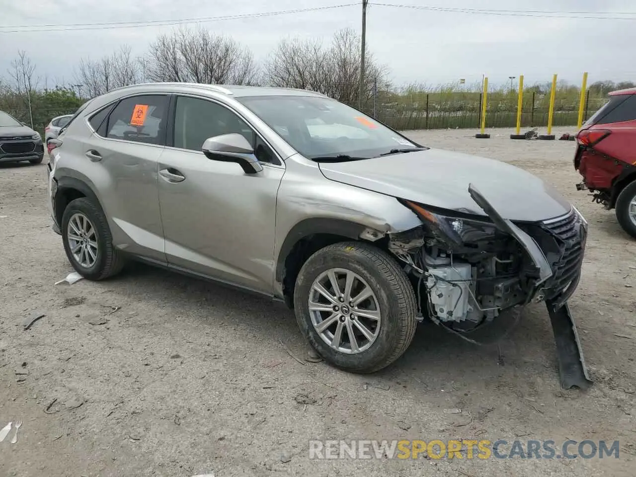 4 fotografías del automóvil dañado JTJDARDZ1M2240175 LEXUS NX 2021
