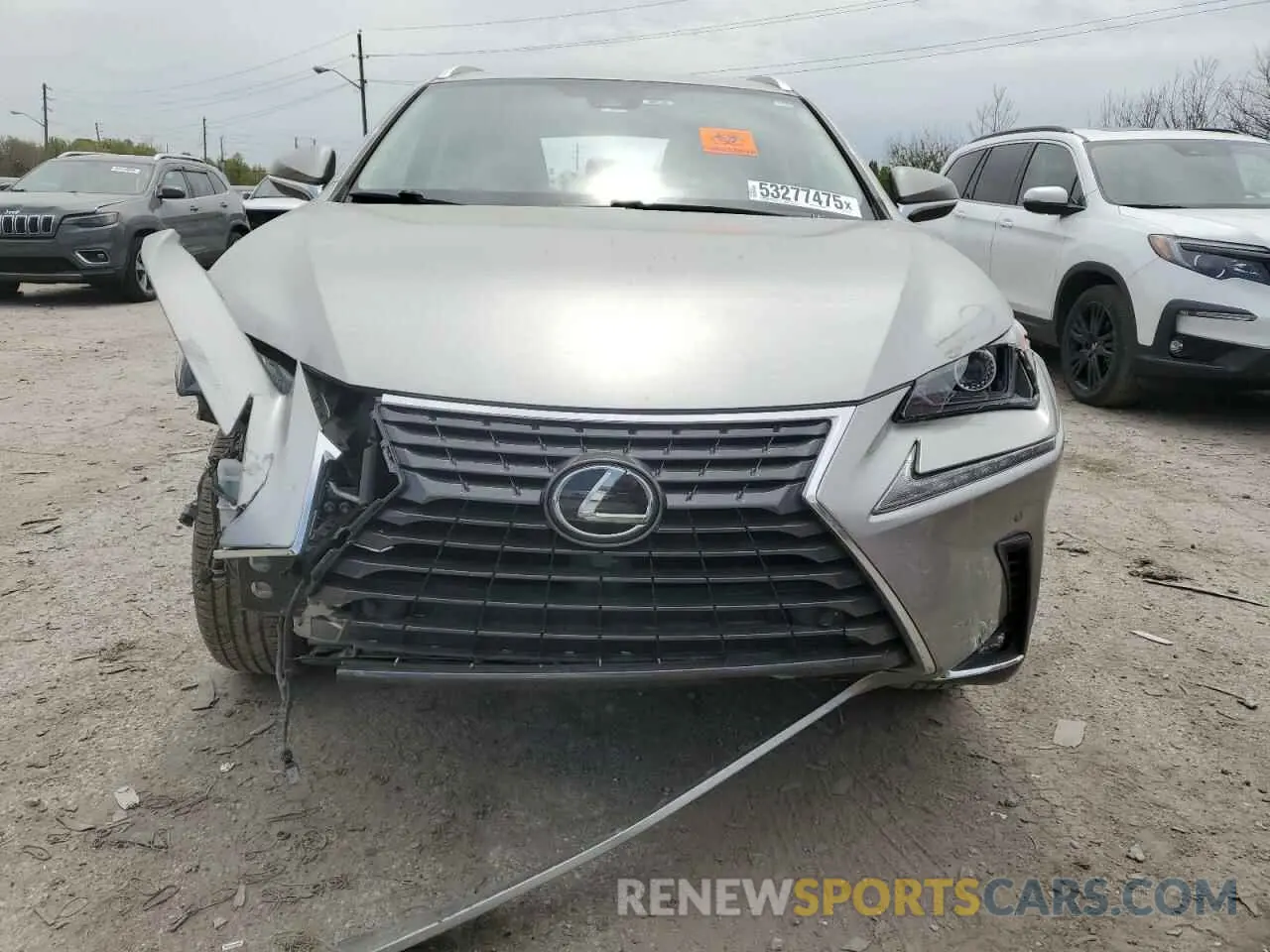 5 fotografías del automóvil dañado JTJDARDZ1M2240175 LEXUS NX 2021