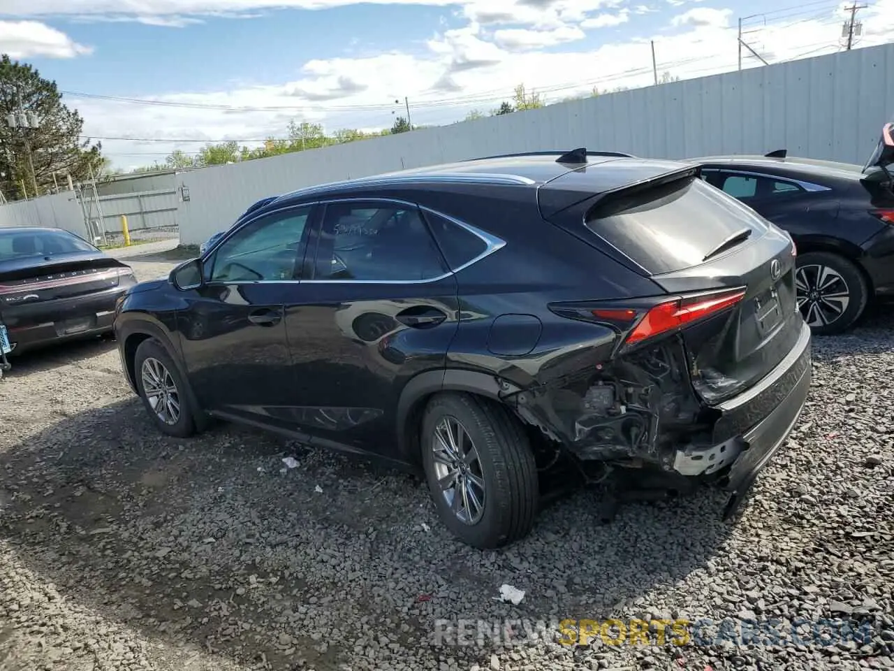 2 fotografías del automóvil dañado JTJDARDZ2M2237334 LEXUS NX 2021