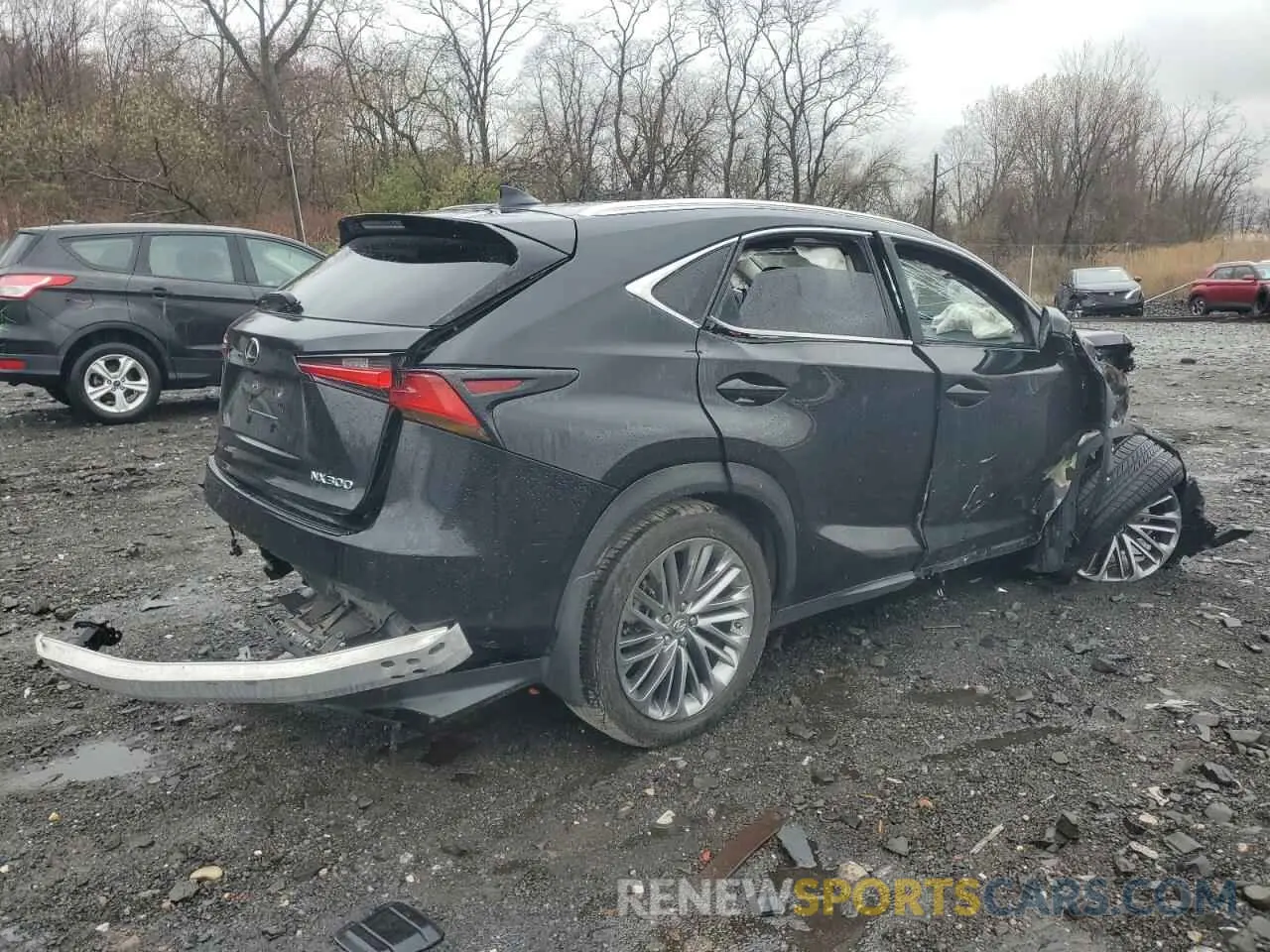 3 fotografías del automóvil dañado JTJDARDZ5M5031813 LEXUS NX 2021