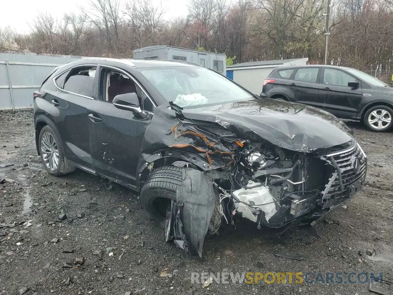 4 fotografías del automóvil dañado JTJDARDZ5M5031813 LEXUS NX 2021