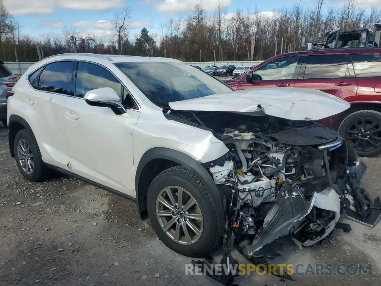 4 fotografías del automóvil dañado JTJDARDZ6M5024482 LEXUS NX 2021