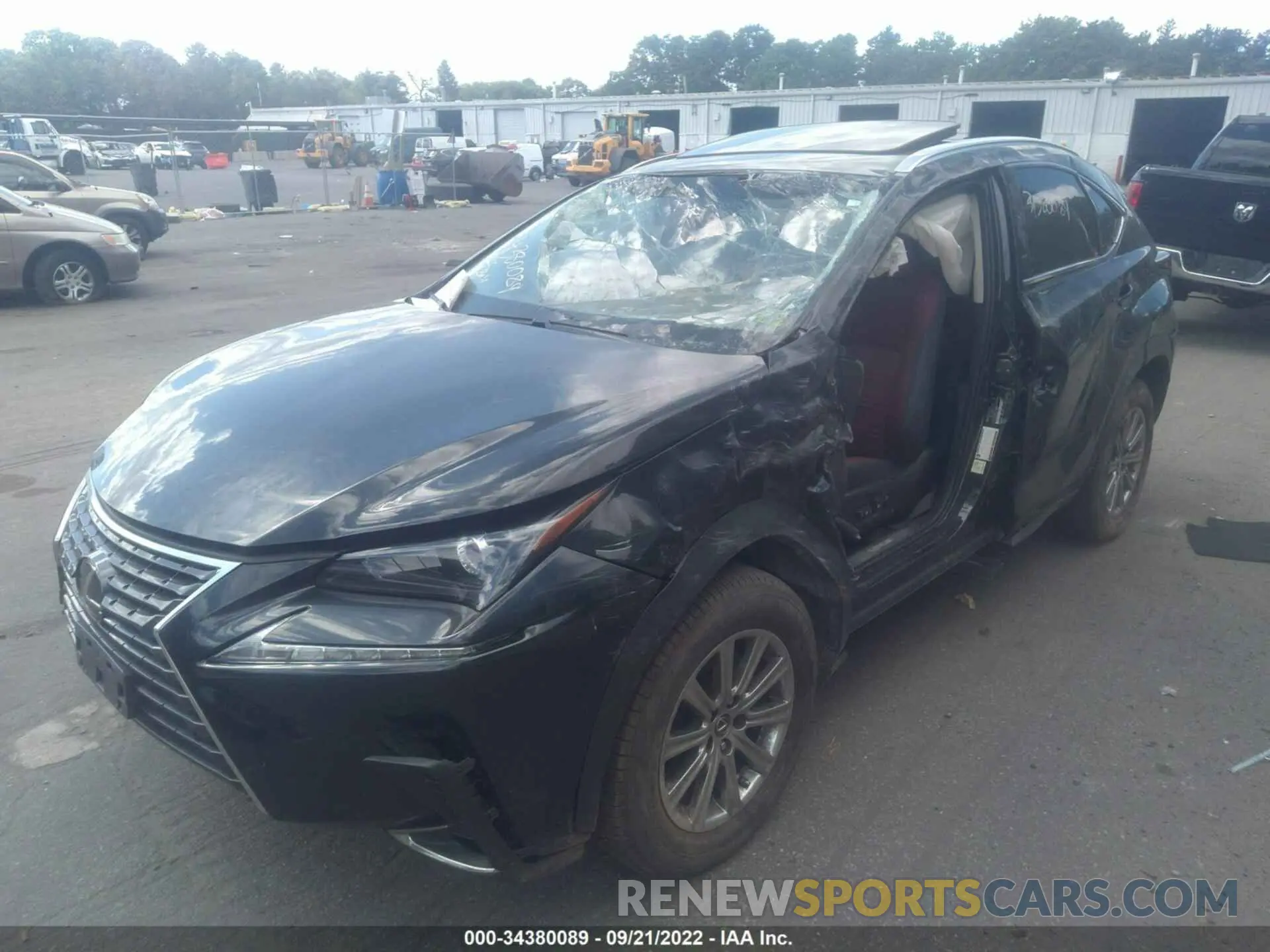 2 fotografías del automóvil dañado JTJDARDZ9M5023777 LEXUS NX 2021