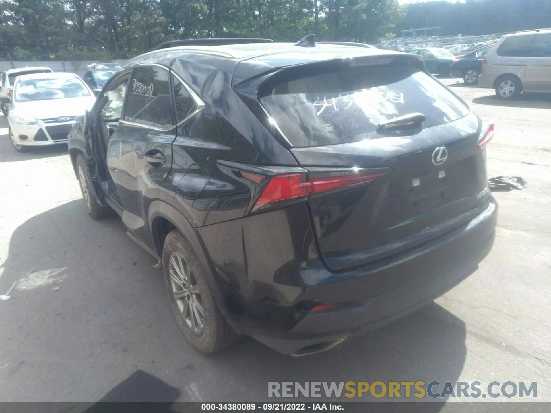 3 fotografías del automóvil dañado JTJDARDZ9M5023777 LEXUS NX 2021