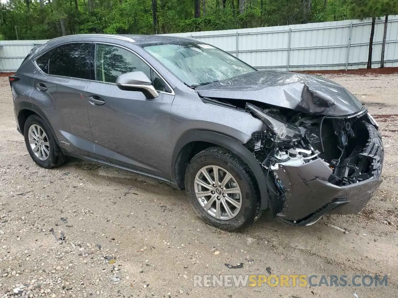 4 fotografías del automóvil dañado JTJDJRDZ2M2147276 LEXUS NX 2021