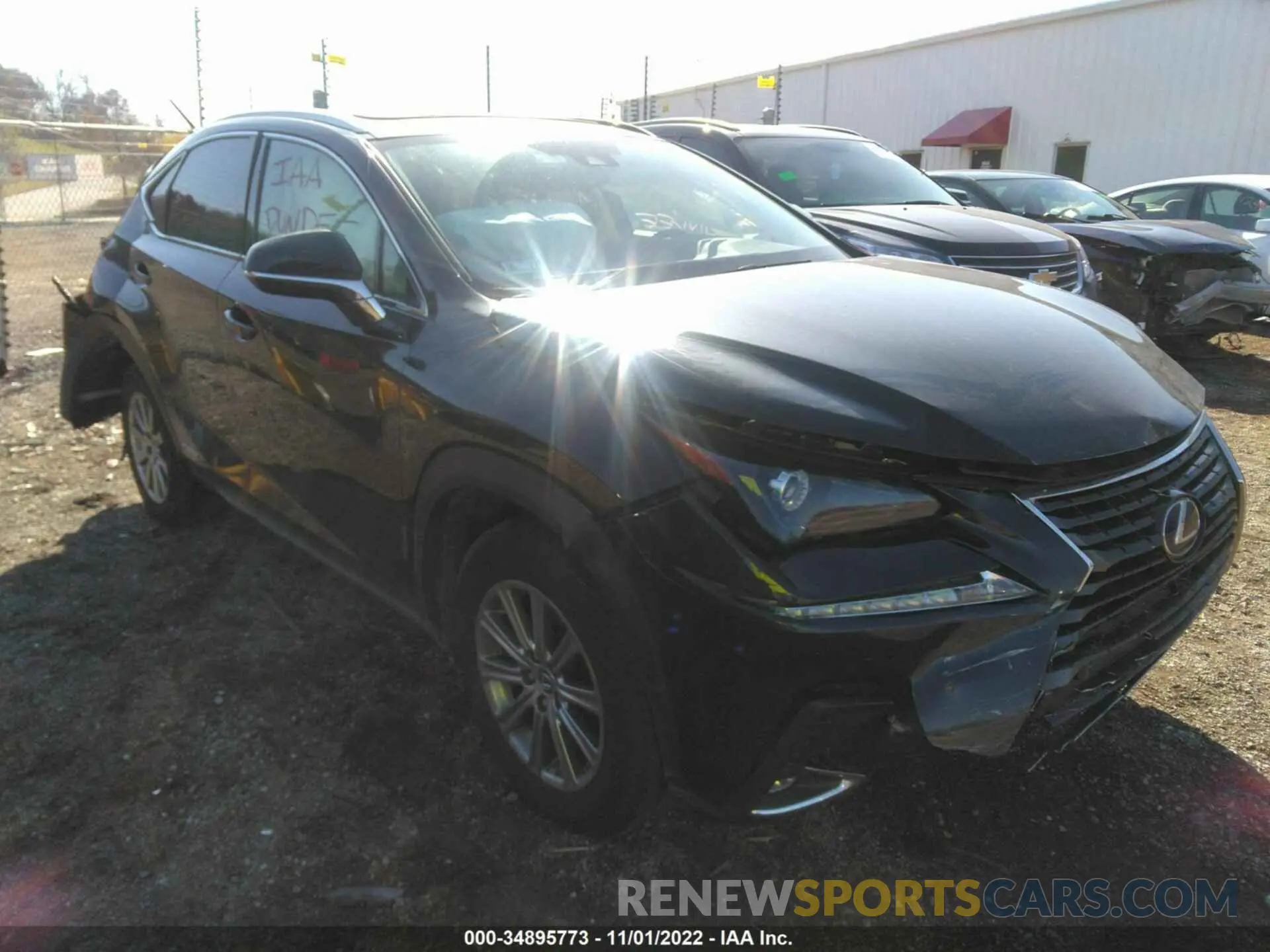 1 fotografías del automóvil dañado JTJDJRDZ2M2149254 LEXUS NX 2021