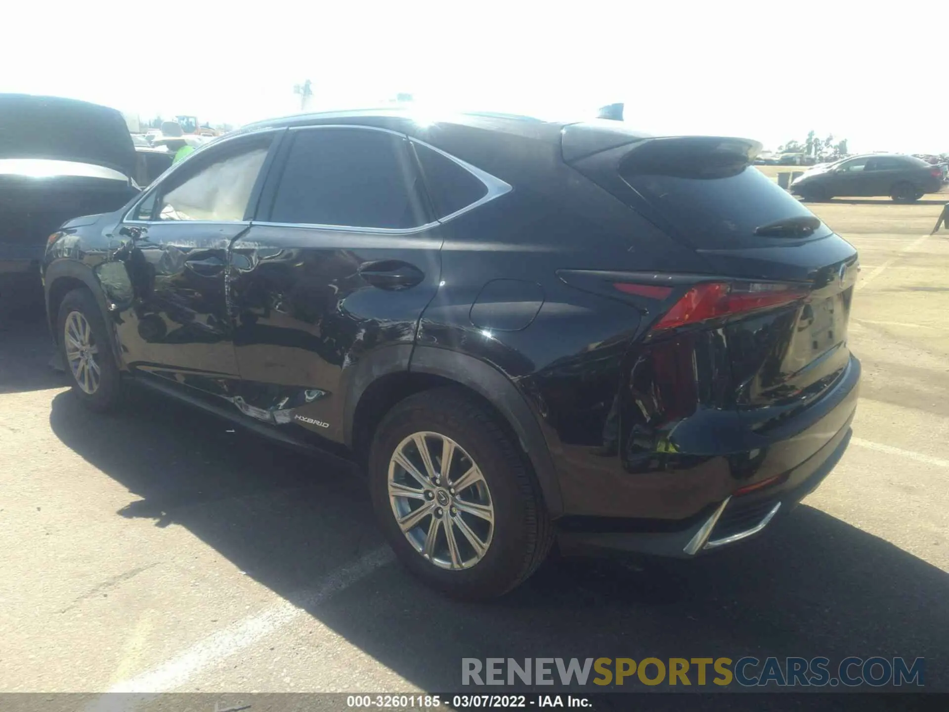 3 fotografías del automóvil dañado JTJDJRDZ6M5015586 LEXUS NX 2021