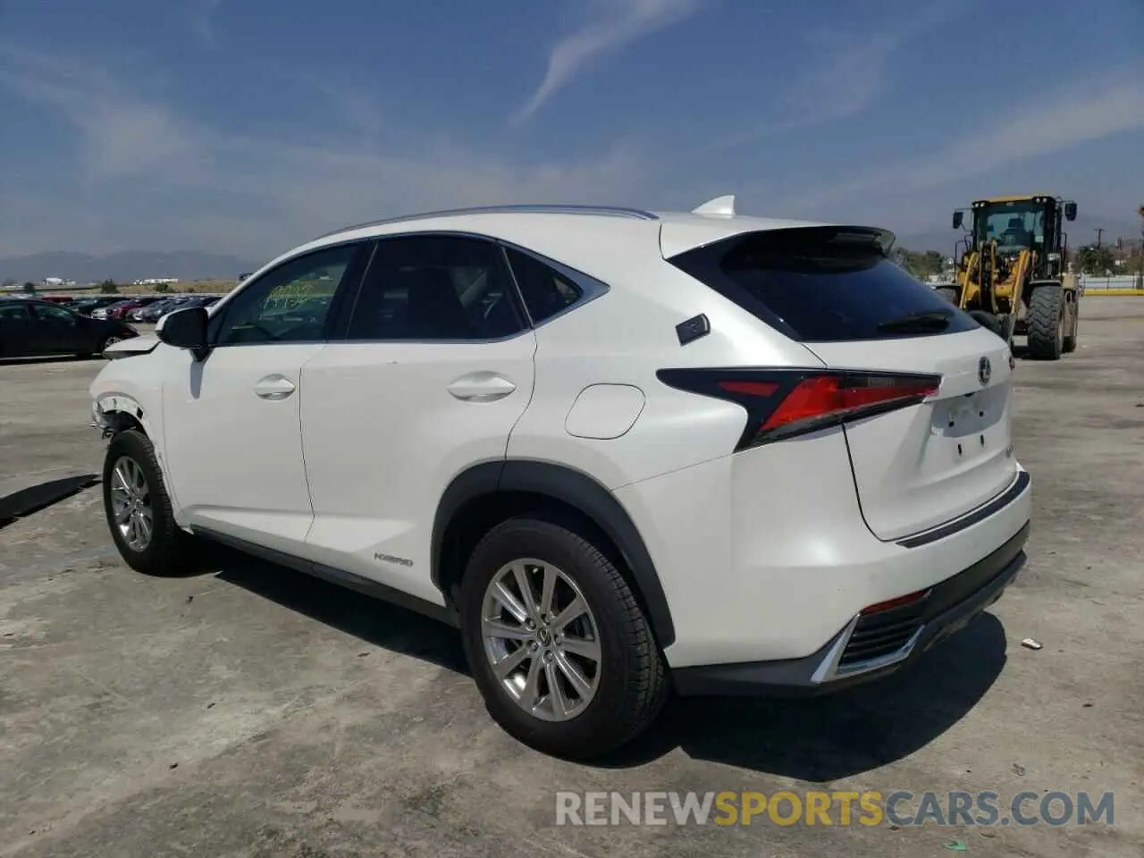 3 fotografías del automóvil dañado JTJDJRDZ8M5014018 LEXUS NX 2021