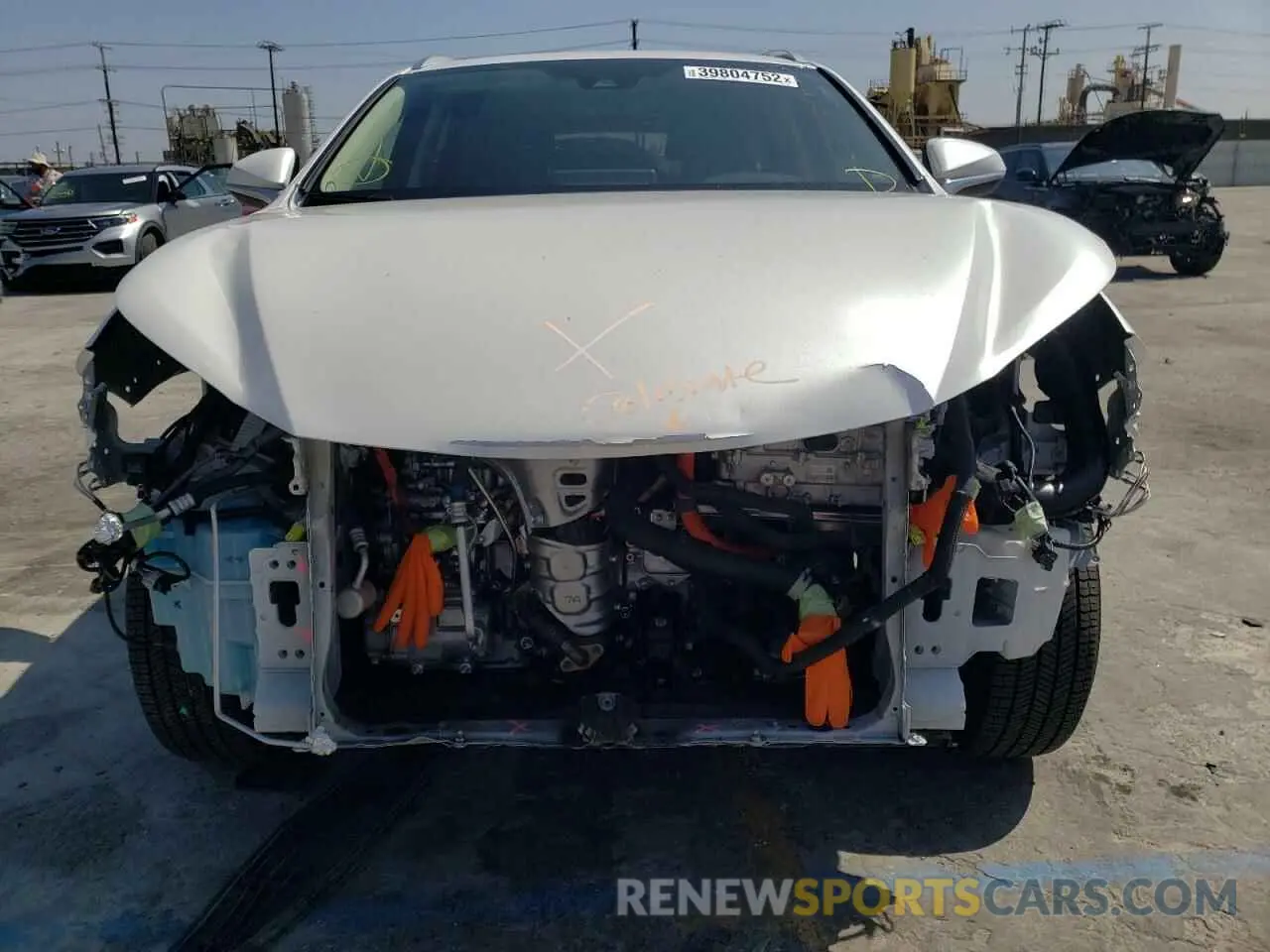 9 fotografías del automóvil dañado JTJDJRDZ8M5014018 LEXUS NX 2021