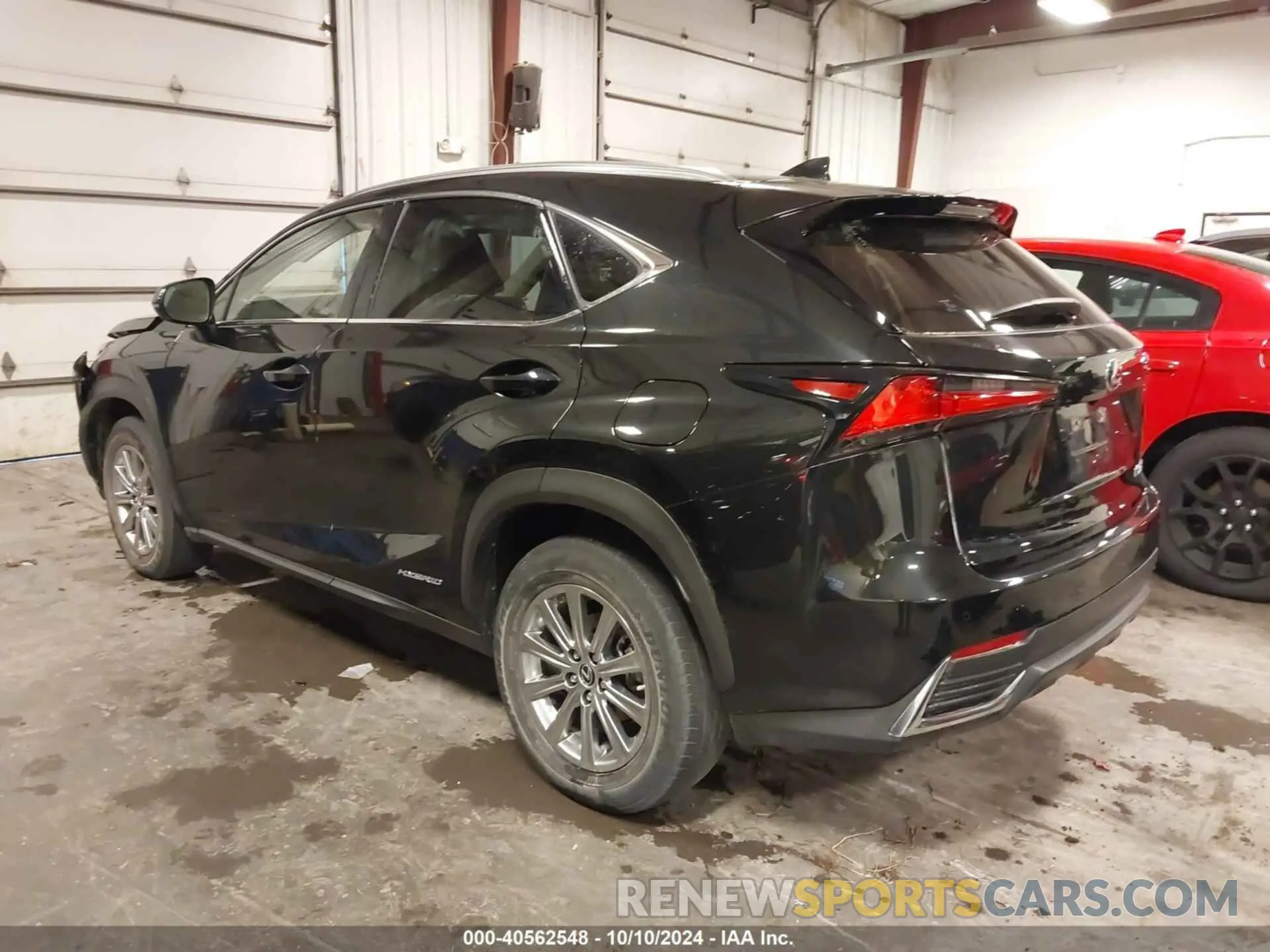 3 fotografías del automóvil dañado JTJDJRDZ9M5012875 LEXUS NX 2021