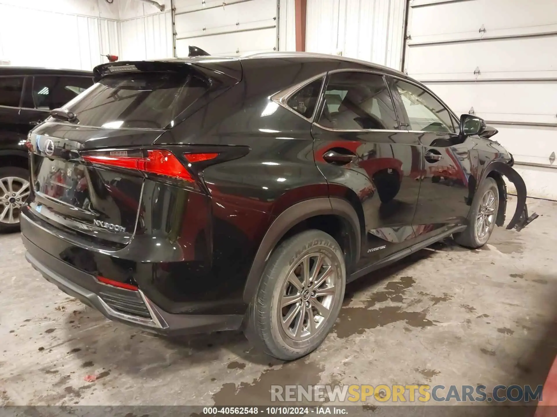 4 fotografías del automóvil dañado JTJDJRDZ9M5012875 LEXUS NX 2021
