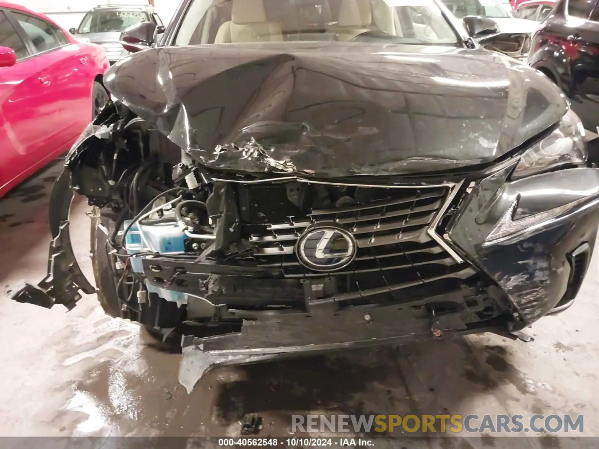 6 fotografías del automóvil dañado JTJDJRDZ9M5012875 LEXUS NX 2021