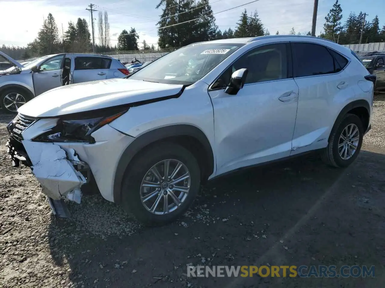 1 fotografías del automóvil dañado JTJDJRDZXM2166755 LEXUS NX 2021