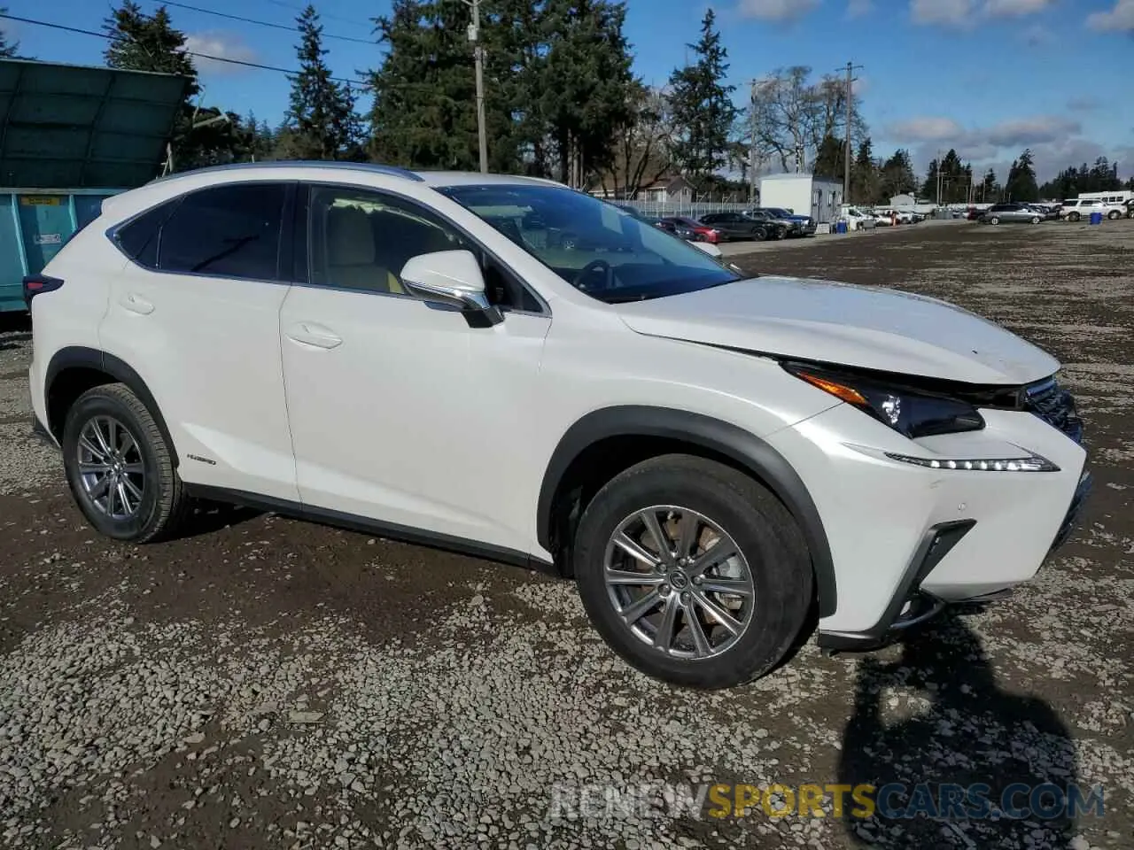 4 fotografías del automóvil dañado JTJDJRDZXM2166755 LEXUS NX 2021