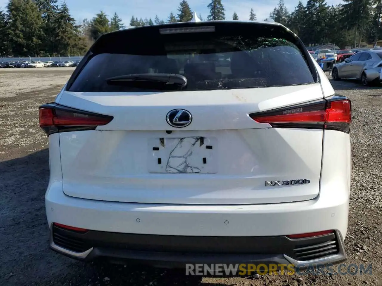 6 fotografías del automóvil dañado JTJDJRDZXM2166755 LEXUS NX 2021