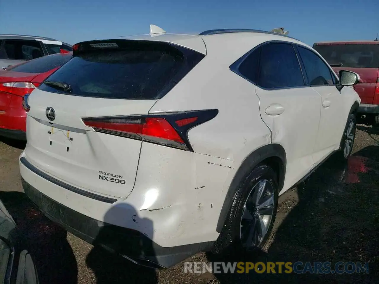 4 fotografías del automóvil dañado JTJGARBZ5M2179378 LEXUS NX 2021