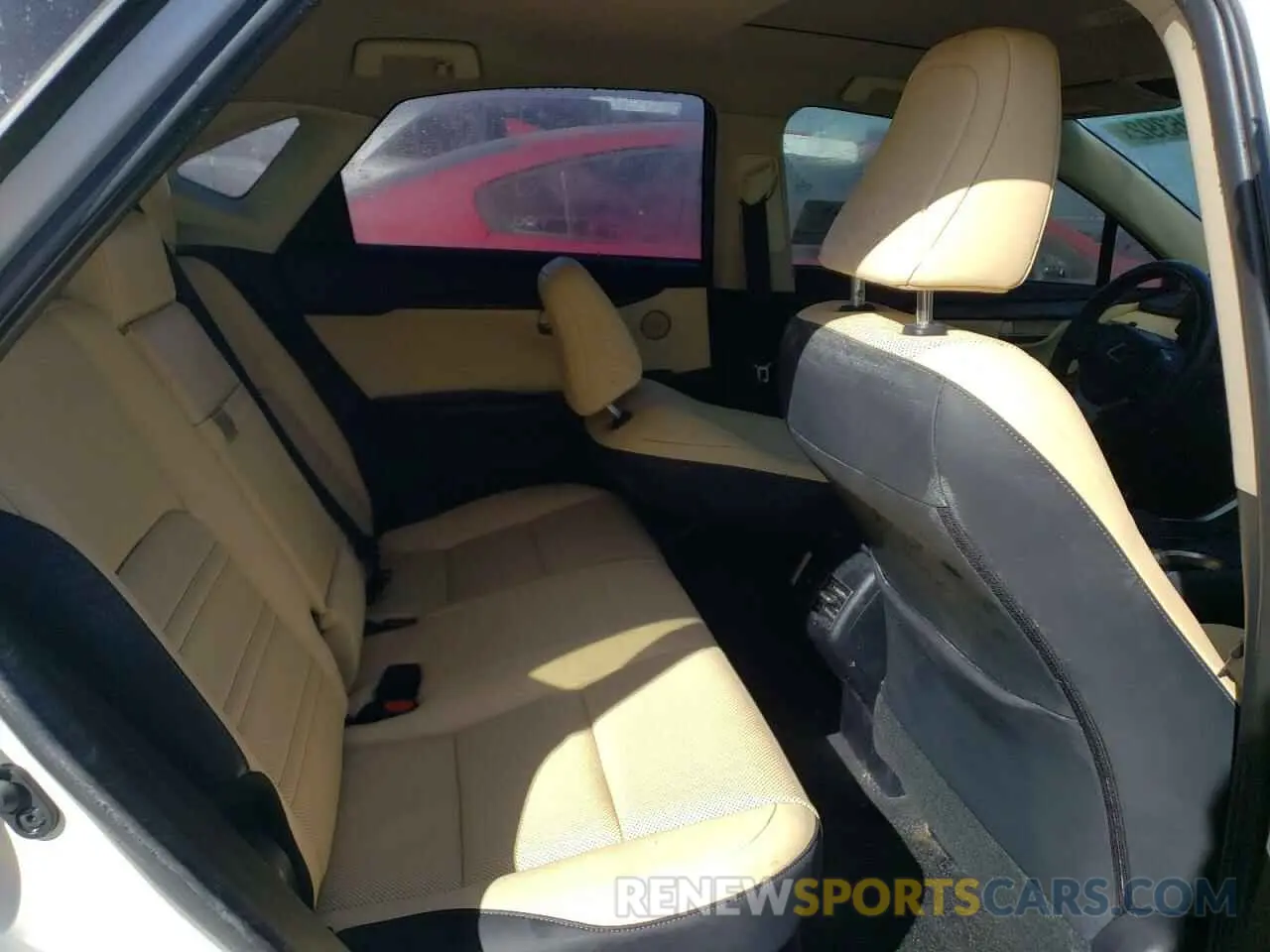 6 fotografías del automóvil dañado JTJGARBZ5M2179378 LEXUS NX 2021